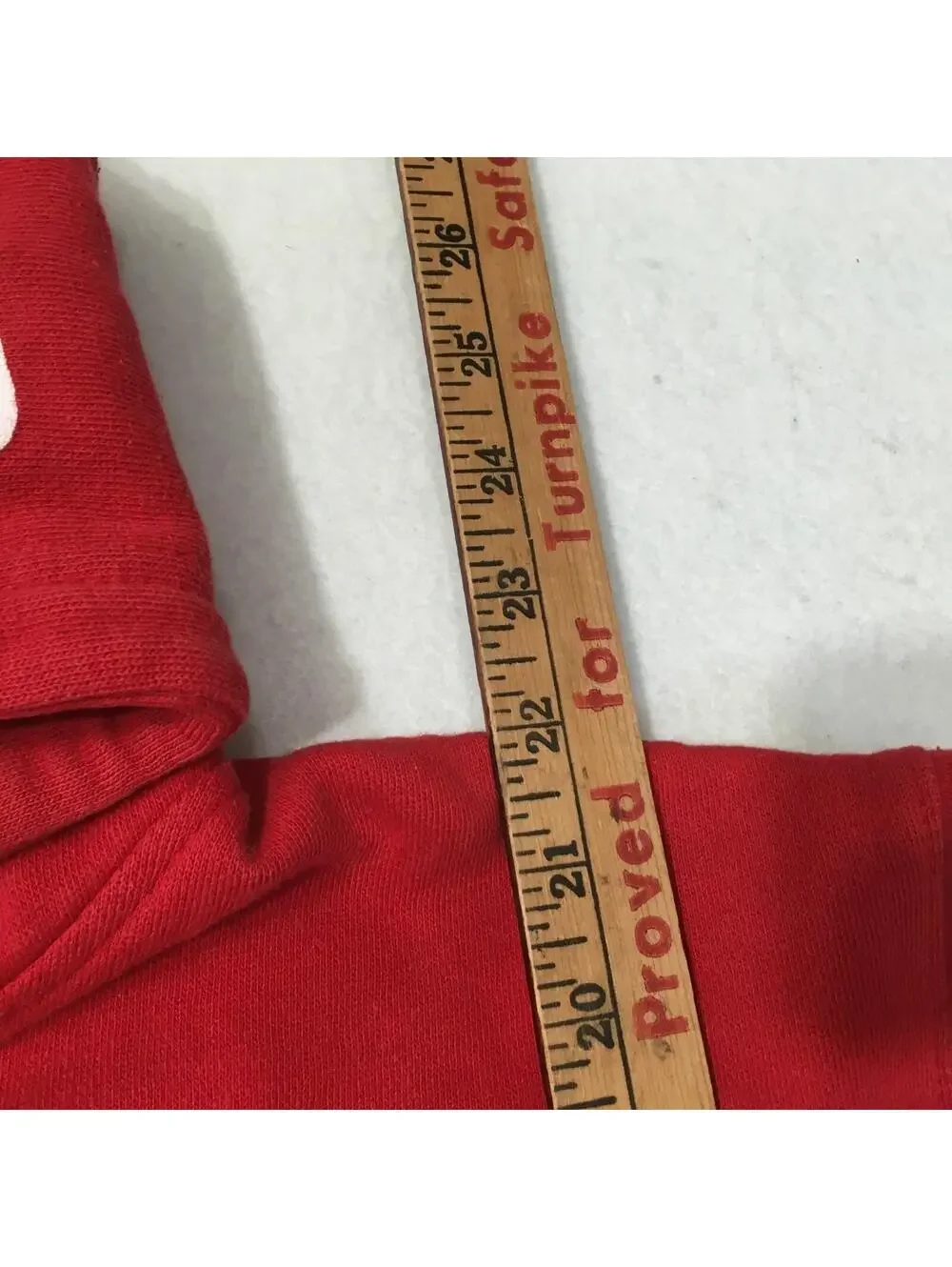 Vintage Lifeguard SANTA CRUZ Beach California Red Hoodie Sweatshirt MED - Picture 7 of 9